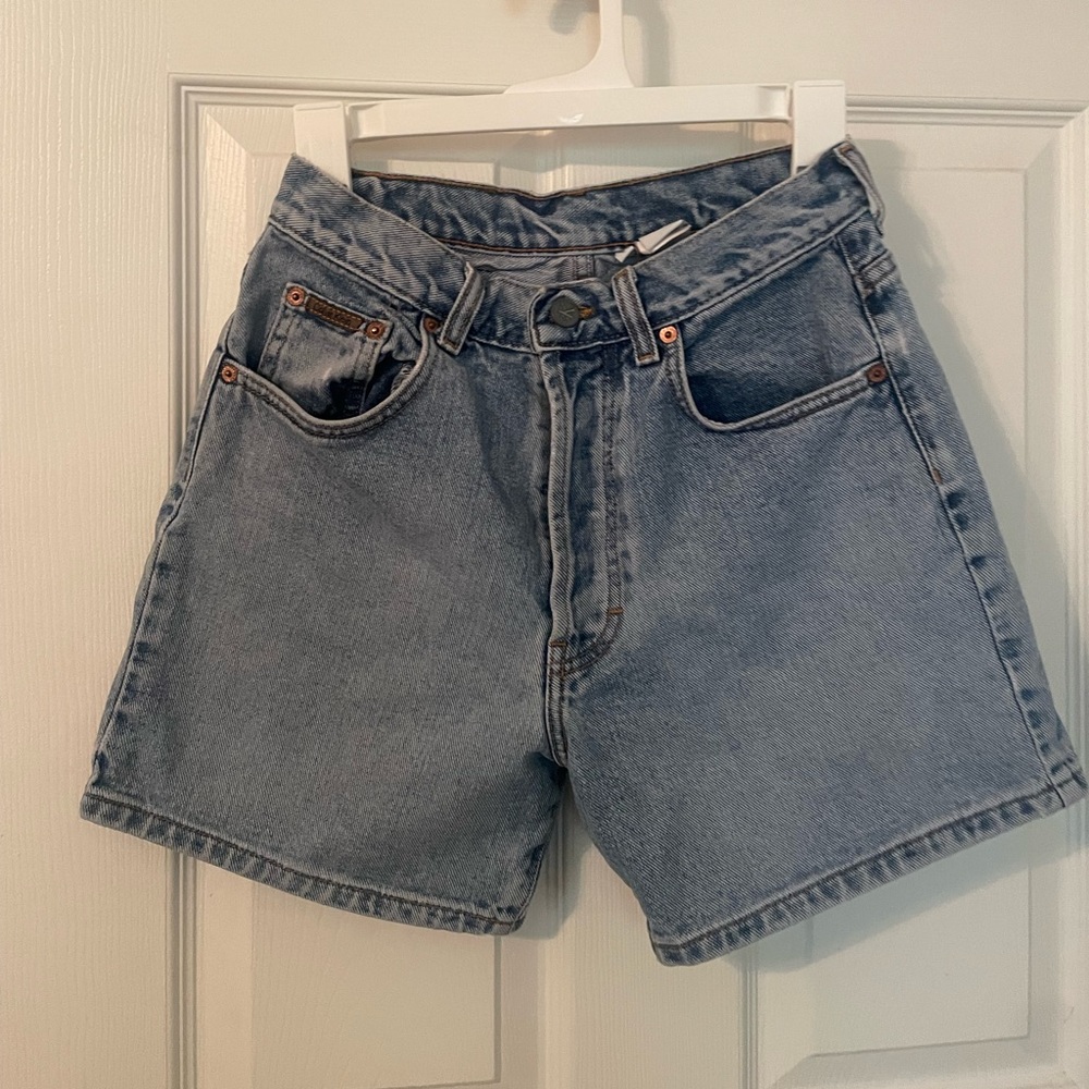 Calvin Klein Light Wash Denim Shorts